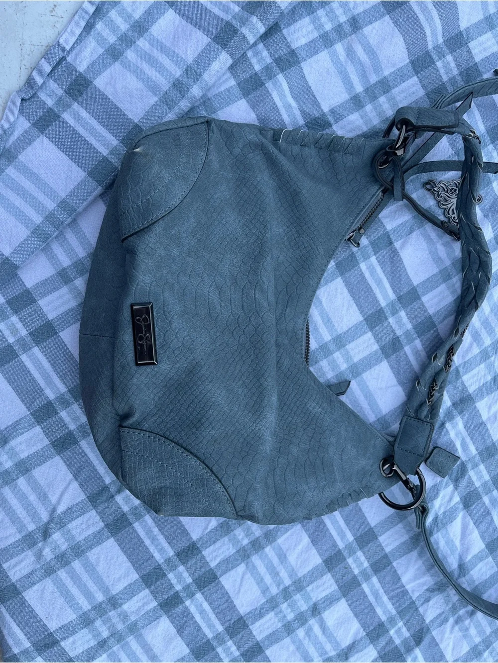 Women’s Slate Blue Shoulder Bag
